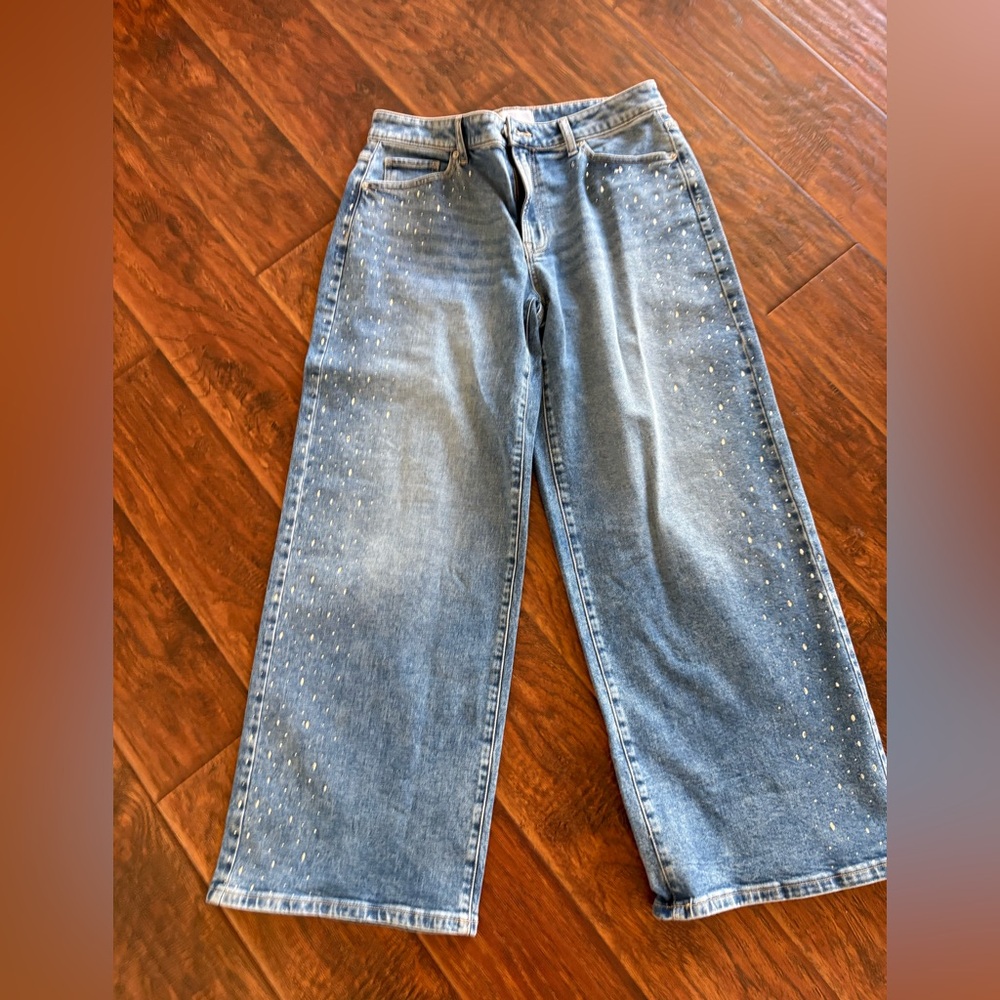 VS Pink rhinestone jeans